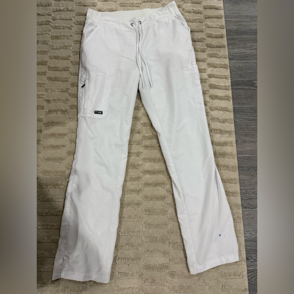 Grey's Anatomy Women’s White Scrub Pants